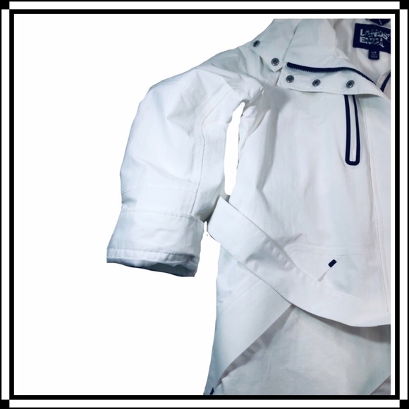 Land’s End - New Belted Hooded Squall Jacket L/P NWT - Picture 5 of 15
